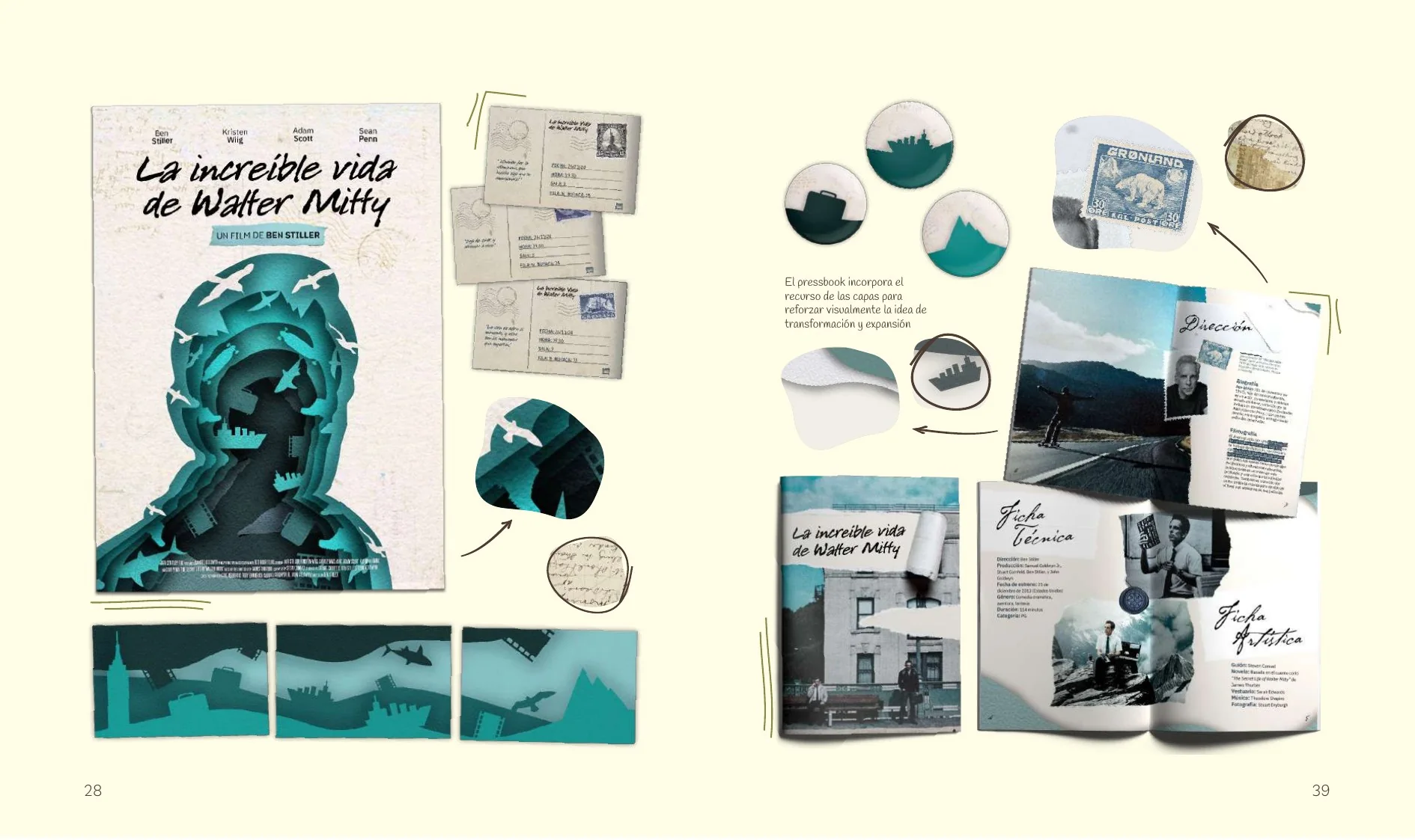 Sistema promocional completo de La increíble vida de Walter Mitty